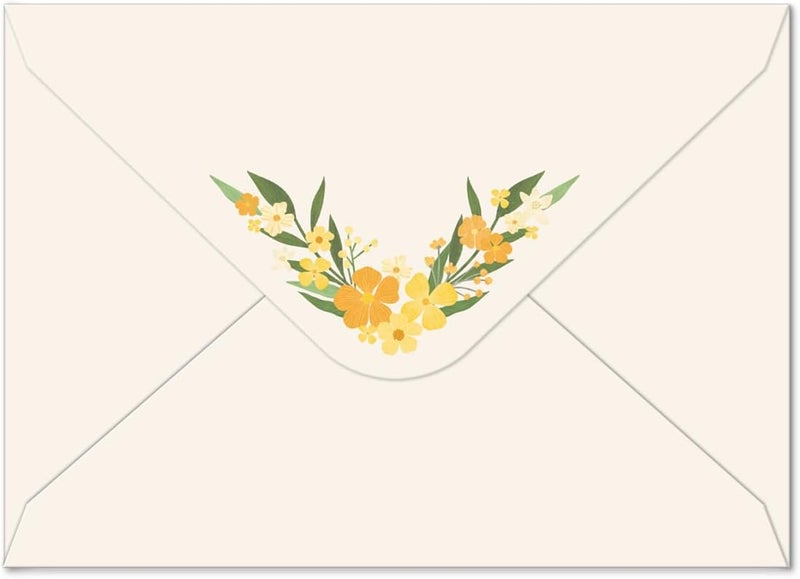 Lady Jayne Botanical Garden Bee, Die-Cut Note Cards, 20 Blank Cards (12957) - Image 5